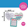 Social Emotional Learning Wrinkled Heart Craft Activities - 30 Pc. Image 2