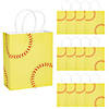 Softball Gift Bags &amp;#8211; 12 Pc. Image 1