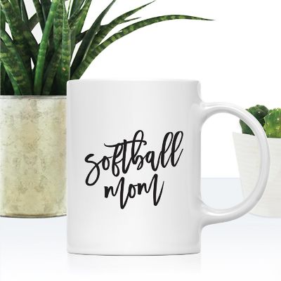 Softball Mom Ceramic Mug Image 1