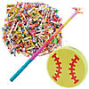 Softball Party Pi&amp;#241;ata Kit - 208 Pc. Image 1