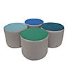 SoftScape 15" Round Accent Ottomans, 4-Piece - Contemporary Image 1