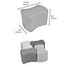 SoftScape Butterfly Seating Set 12" Height, 4-Piece - Assorted Image 4