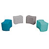 SoftScape Butterfly Seating Set 12" Height, 4-Piece - Contemporary Image 1