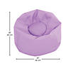 SoftScape Classic 26" Junior Bean Bag - Lavender Image 4