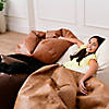 SoftScape Classic 35" Standard Bean Bag Distressed - Almond Image 2