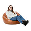 SoftScape Classic 35" Standard Bean Bag Distressed - Hazelnut Image 1