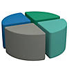 SoftScape Pie Ottoman 16" Height, 4-Piece - Contemporary Image 1