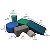 SoftScape Playtime and Climb, 6-Piece - Contemporary Image 2