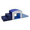 SoftScape Playtime Tunnel Climber - Navy/Powder Blue Image 1