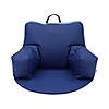 SoftScape Relax N Read Bean Bag Chair Plus, 2-Pack - Navy/Powder Blue Image 1