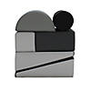 SoftScape Toddler Builder Block Set, 12-Piece - Gray/Light Gray Image 2