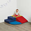 SoftScape Toddler Playtime Corner Climber - Blue/Red Image 1