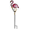 Solar Lighted Pink Flamingo Outdoor Garden Stake - 37.25" Image 1