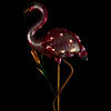 Solar Lighted Pink Flamingo Outdoor Garden Stake - 37.25" Image 4