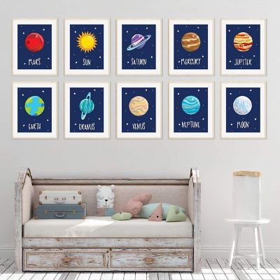 Solar System Space Art 10Pk 8.5x11in Image 2