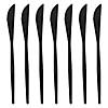 Solid Black Moderno Disposable Plastic Dinner Knives (180 Knives) Image 1