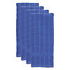 Solid Blueberry Windowpane Terry Dishtowel 4 Piece Image 1