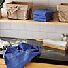 Solid Blueberry Windowpane Terry Dishtowel 4 Piece Image 4