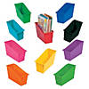 Solid Color Book Bins - 6 Pc. Image 1