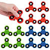 Solid Color Fidget Spinner Assortment - 12 Pc. Image 1