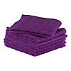 Solid Eggplant Windowpane Terry Dishcloth (Set Of 6) Image 1