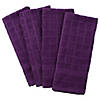 Solid Eggplant Windowpane Terry Dishtowel (Set Of 4) Image 1