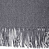 Solid Gray Heavyweight Fringed Placemat (Set Of 6) Image 1