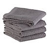 Solid Gray Waffle Terry Dishtowel (Set Of 4) Image 1