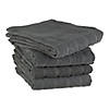 Solid Mineral Gray Windowpane Terry Dishtowel 4 Piece Image 2