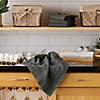 Solid Mineral Gray Windowpane Terry Dishtowel 4 Piece Image 3