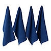 Solid Nautical Blue Waffle Terry Dishtowel (Set Of 4) Image 1