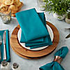 Solid Sky Blue Napkin (Set Of 6) Image 3