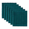 Solid Teal Windowpane Terry Dishcloth (Set Of 6) Image 1