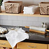Solid White Windowpane Terry Dishtowel 4 Piece Image 4