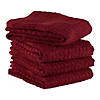 Solid Wine Waffle Terry Dishtowel (Set Of 4) Image 1