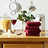 Solid Wine Waffle Terry Dishtowel (Set Of 4) Image 4
