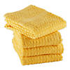 Solid Yellow Waffle Terry Dishtowel Set Of 4 Image 2