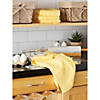 Solid Yellow Windowpane Terry Dishtowel 4 Piece Image 3