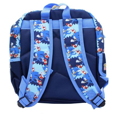 Sonic the Hedgehog 12 Inch 3D Kids Backpack Image 1