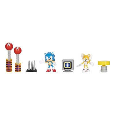 Sonic The Hedgehog 2.5 Inch Action Figure Diorama Set Image 1