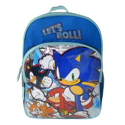 Sonic the Hedgehog &amp; Friends "Let's Roll" 16 Inch Backpack Image 1
