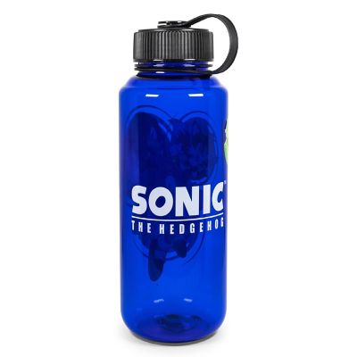 Sonic The Hedgehog Character Plastic Water Bottle  Holds 32 Ounces Image 1