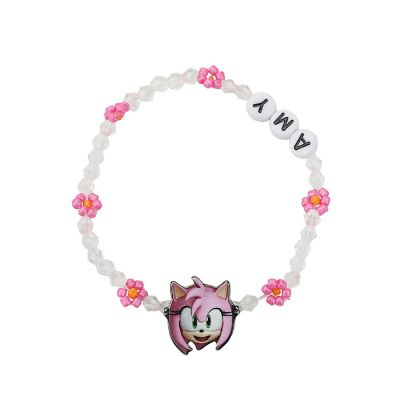 Sonic The Hedgehog Characters 5-Piece Stretchy Beaded Bracelet Set Image 1