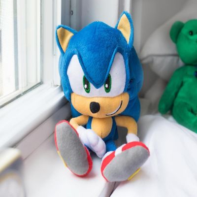 Sonic The Hedgehog Collector Plush Toy Clip-On  8 Inches Tall Image 2