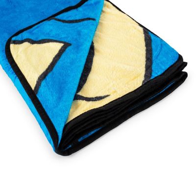 Sonic the Hedgehog Face Fleece Throw Blanket  45 x 60 Inches Image 2