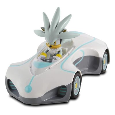 Sonic the Hedgehog Silver Pull Back Racer Image 1
