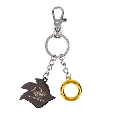 Sonic The Hedgehog Sonic and Ring Charms Keychain Image 2