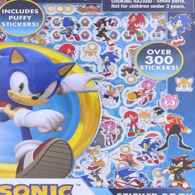Sonic the Hedgehog Sticker Book  4 Sheets  Over 300 Stickers Image 2