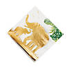Sophisticated Safari Luncheon Napkins with Gold Foil - 16 Pc. Image 1