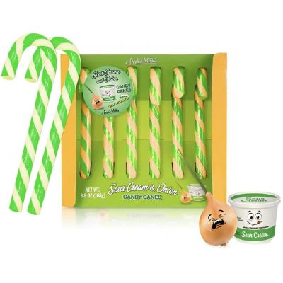 Sour Cream and Onion Candy Canes  6 Piece Gift Set Image 1